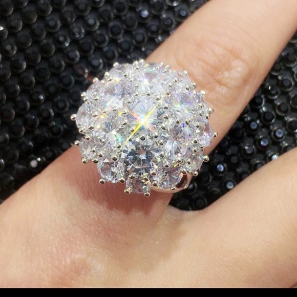 New sterling silver 5a CZ simulated stones - Picture 2 of 4